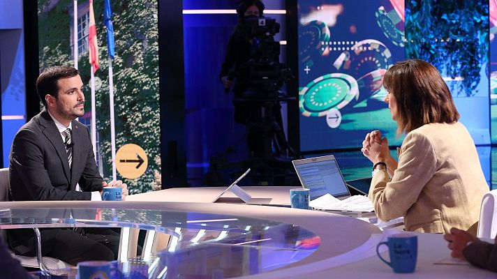 La hora de La 1 - Garzón avanza que la ley que regulará la publicidad de casas de apuestas prohibirá los anuncios en encuentros deportivos