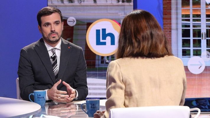 La hora de La 1 - Garzón asegura no sentirse "desautorizado" por sus críticas a la monarquía: "Tenemos el deber de defender la neutralidad"
