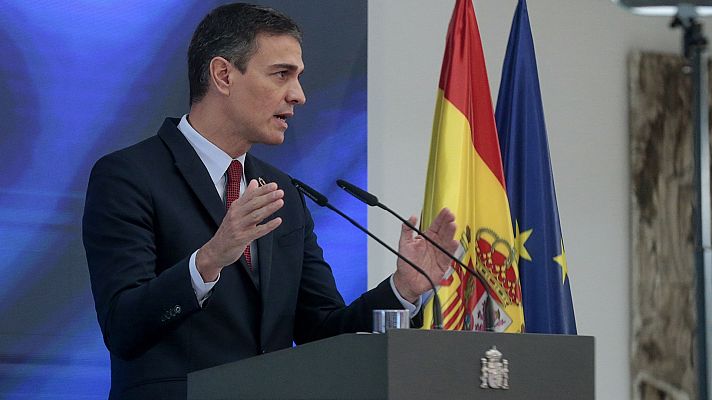 Telediario 1 - El Gobierno promete crear 800.000 empleos en tres años con 72.000 millones de los fondos europeos