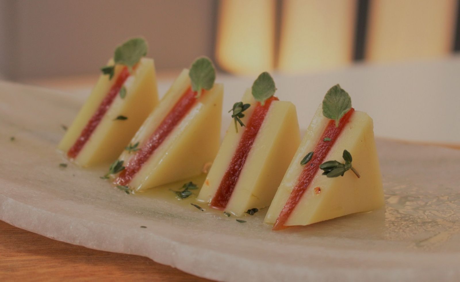 Sandwich de queso y membrillo | Ver