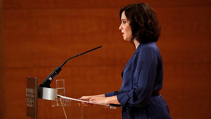 Informativo 24h - Ayuso pide a los madrileños "no salir de Madrid" durante el puente de la Hispanidad