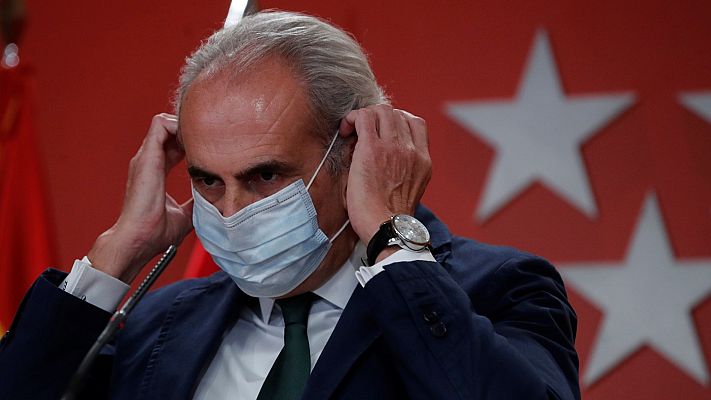 Informativo 24h - El consejero de Sanidad de Madrid acusa al Gobierno hacer un "chantaje" con el estado de alarma