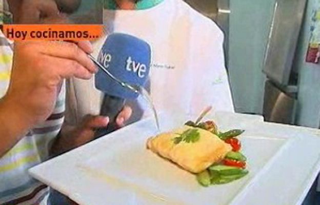 RTVE Cocina - Lubina con esparragos
