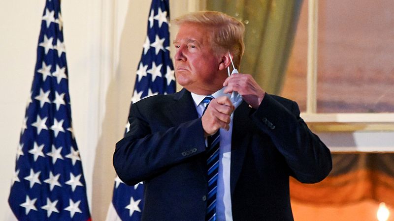 Trump retoma la campaña una semana después de dar positivo en COVID-19