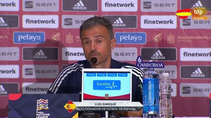  - Luis Enrique, en rueda de prensa: "Adama puede ser titular o revulsivo"