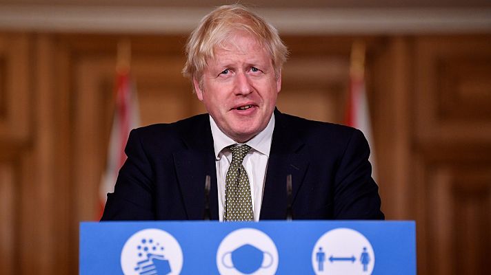 Telediario 1 - Inglaterra impondrá restricciones según el riesgo de contagi