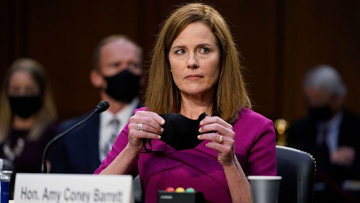 Telediario 1 - Los demócratas ponen el "Obamacare" en el centro del debate sobre la candidatura de Barrett el Supremo