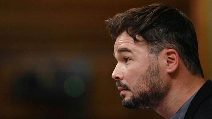 La hora de La 1 - Rufián, sobre la moción de censura de Vox: "Forma parte de la estrategia de la extrema derecha de traficar con el virus"