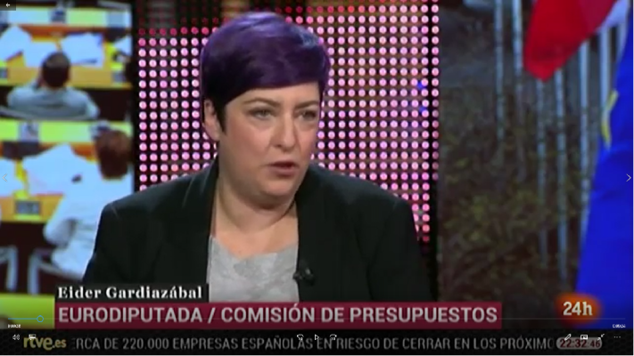 Europa - Entrevista a Eider Gardiazábal, miembro de la Comisión de Presupuestos del Parlamento Europeo