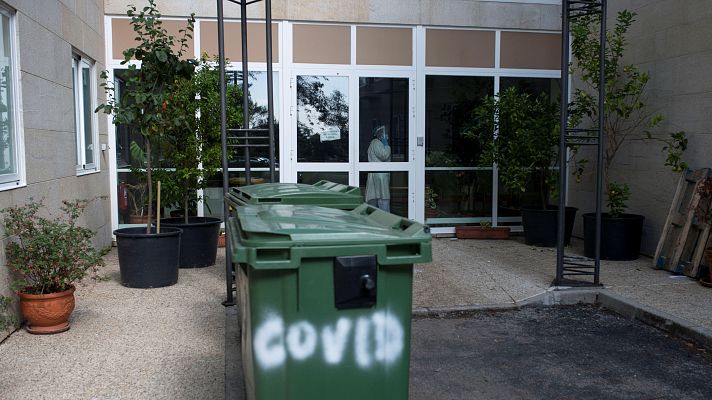 Telediario 1 - La localidad gallega de Verín cierra sus terrazas y bares para frenar al virus