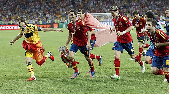 Telediario 1 - España vuelve al Olímpico de Kiev con el recuerdo de la Euro 2012