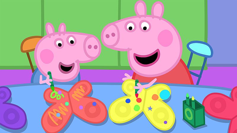 Peppa Pig (en inglés) - Butterflies - RTVE.es - Peppa Pig en inglés | Watch