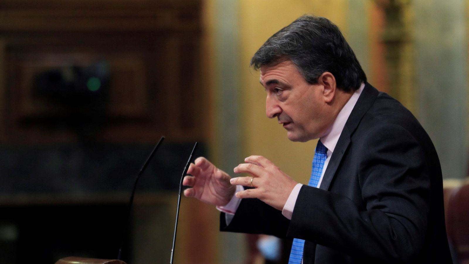 Aitor Esteban (PNV): "El estado de alarma está ahí pero debe ser el último recurso" | Ver