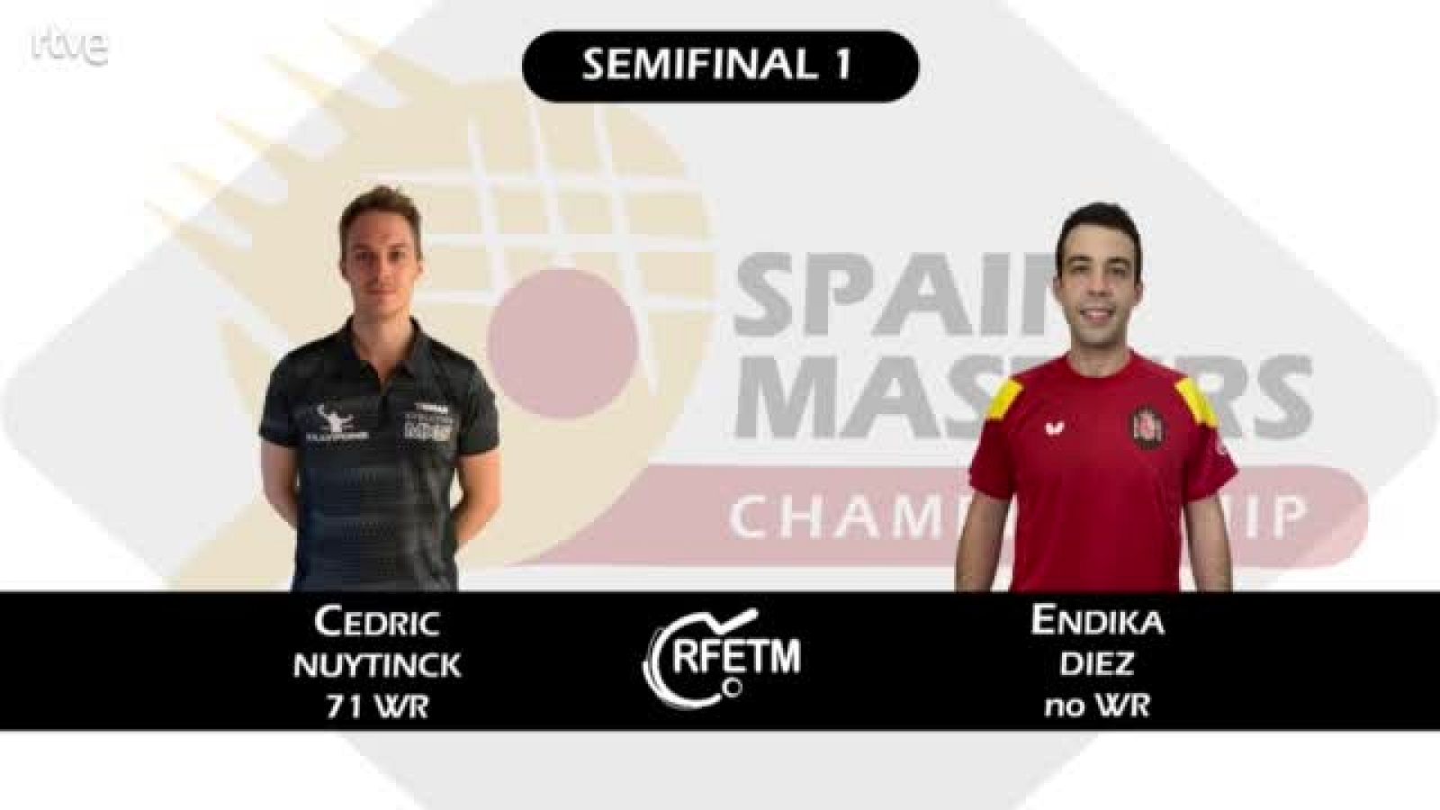 Spain Masters 2020 de tenis de mesa. Primera semifinal masculina Díez-Nuytinck | Ver