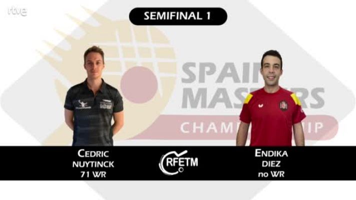  - Spain Masters 2020 de tenis de mesa. Primera semifinal masculina Díez-Nuytinck