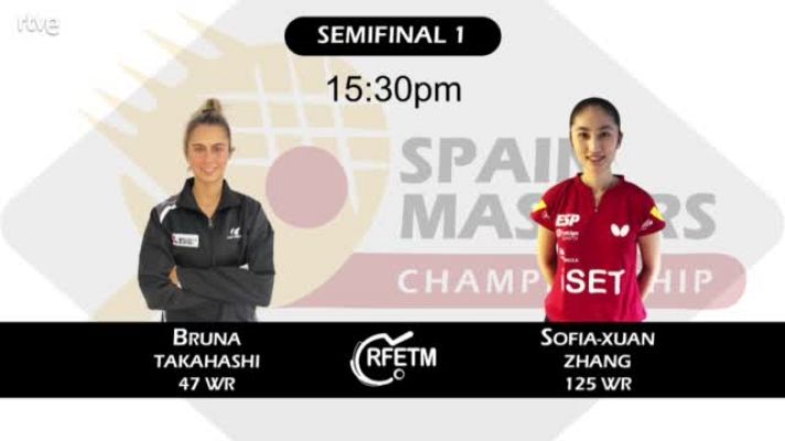  - Spain Masters 2020 de tenis de mesa. Primera semifinal femenina