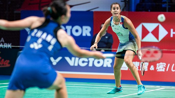 Bádminton - Carolina Marín remonta a Zhang y se mete en las semis del Abierto de Dinamarca