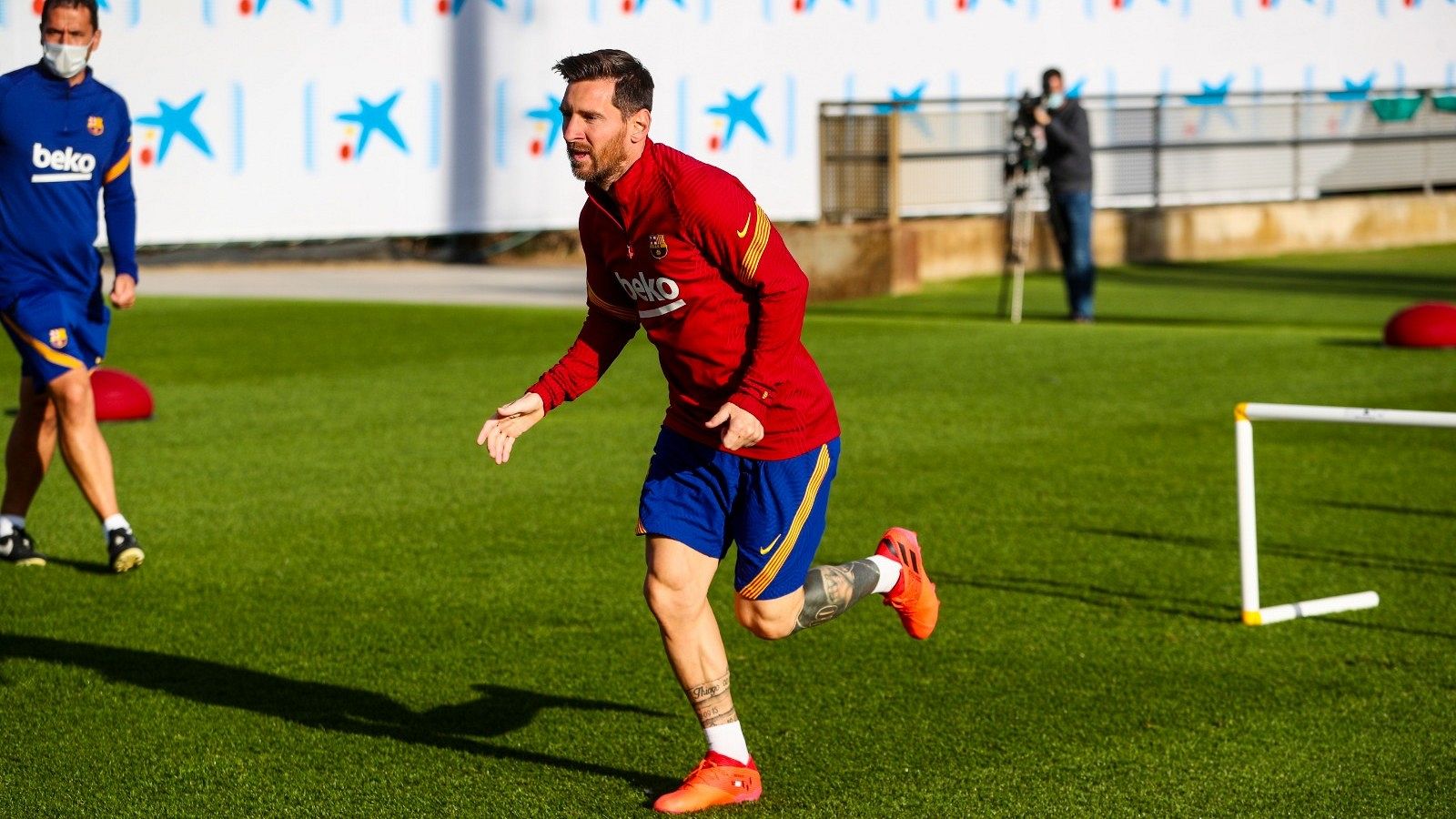 Messi, listo para la maratón de partidos del Barcelona | Ver