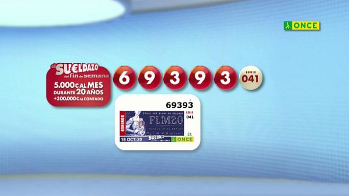 Sorteos ONCE - Sorteo ONCE - 18/10/20