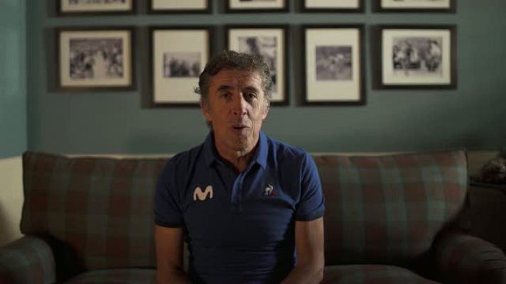  - El exciclista Pedro Delgado