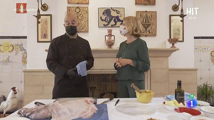 RTVE Cocina - Soledad Giménez prepara un nougat de rape típico de Valencia