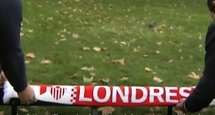 Telediario 1 - La afición sevillista en Londres, entre el optimismo y las restricciones sanitarias