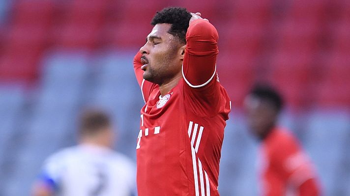 Telediario 1 - Gnrabry, baja en el Bayern por coronavirus; Simeone prueba delantera