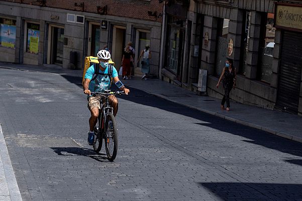 Telediario 1 - Crecen las alternativas éticas a las plataformas de reparto a domicilio