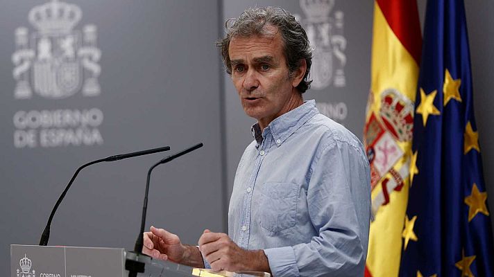 España en 24h - Simón, preocupado por la segunda ola de COVID-19: "La tendencia es claramente ascendente"