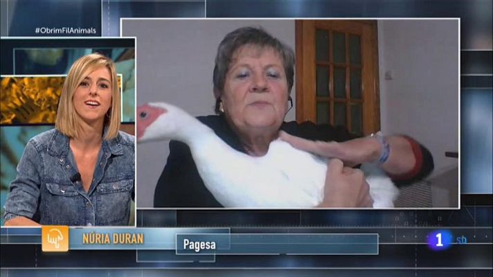 Obrim fil - La Núria Duran i la seva mascota, l'ànec Lido