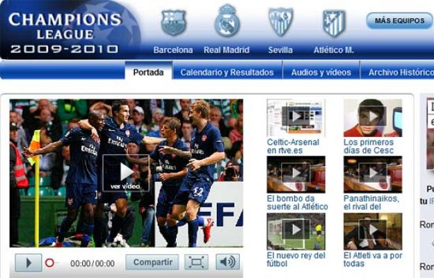 Champions League - La Champions en rtve.es