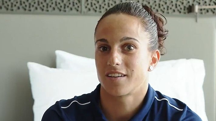 Telediario 1 - María Alharilla: "Estar a gusto en casa hace que tu rendimiento vaya a más"