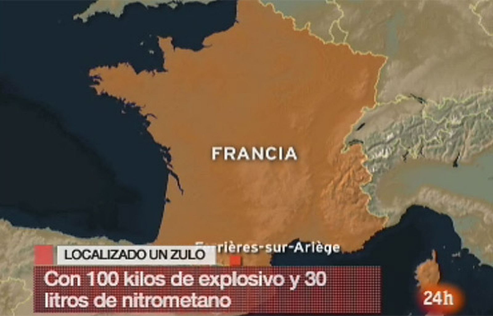 Localizan un zulo con 100 kilos de explosivos en el sur de Francia | Ver