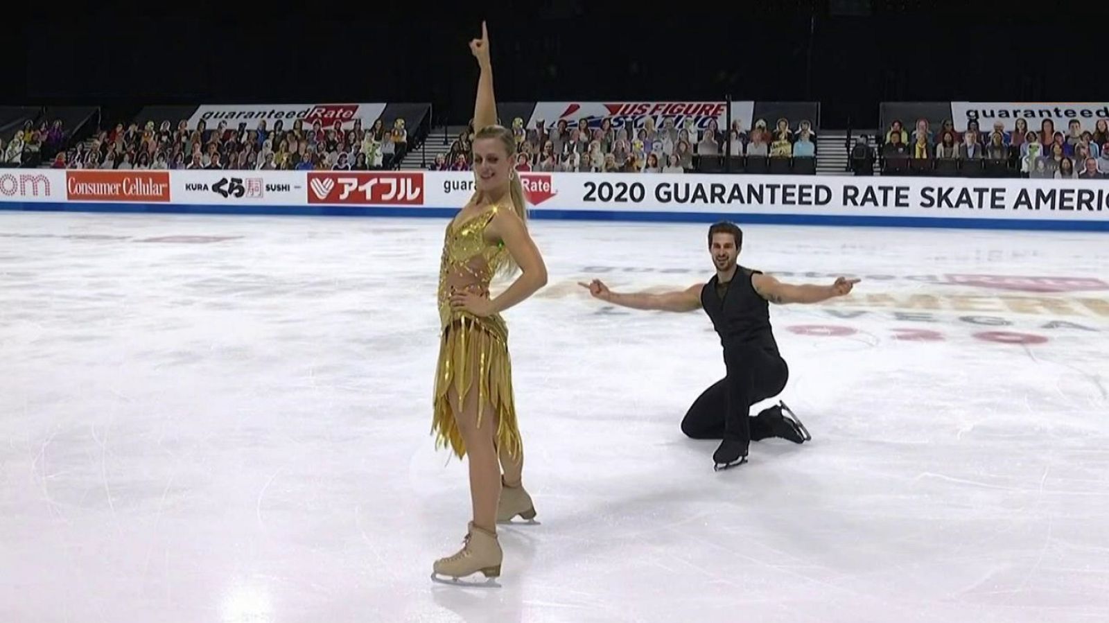 Patinaje artístico - Grand Prix Skate America. Programa corto danza - ver ahora