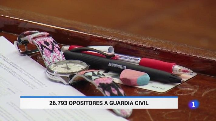  - 26.793 opositores a guardia civil