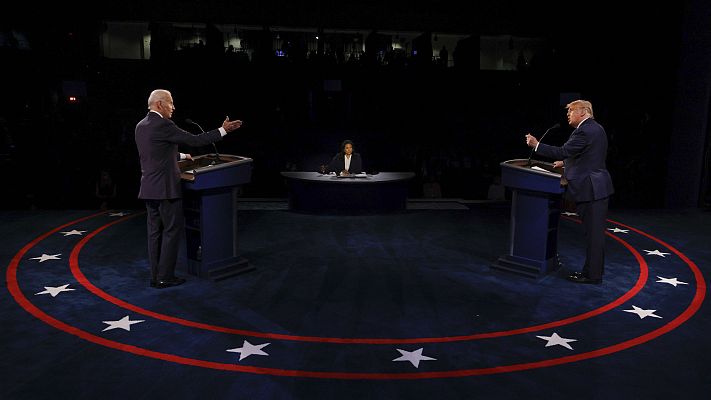 Telediario 1 - Trump y Biden: posturas presidenciales contrarias