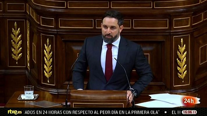 Parlamento - Moción de censura de VOX: solo 52 síes