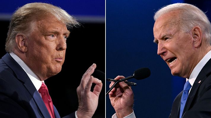 Telediario 1 - Trump contra Biden: el magnate y el político de carrera