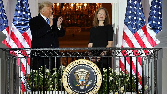 Telediario 1 - El Senado de EE.UU. confirma a Amy Coney Barrett como nueva jueza del Supremo