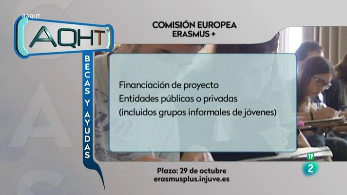 Aquí hay trabajo - Becas remuneradas y financiación de proyectos