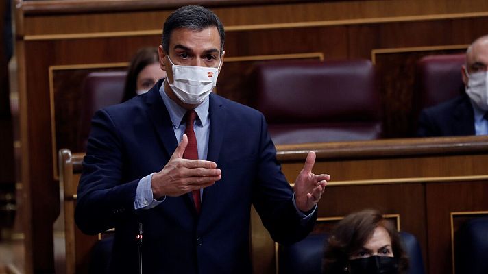 Telediario 1 - Sánchez rebaja el estado de alarma a cuatro meses