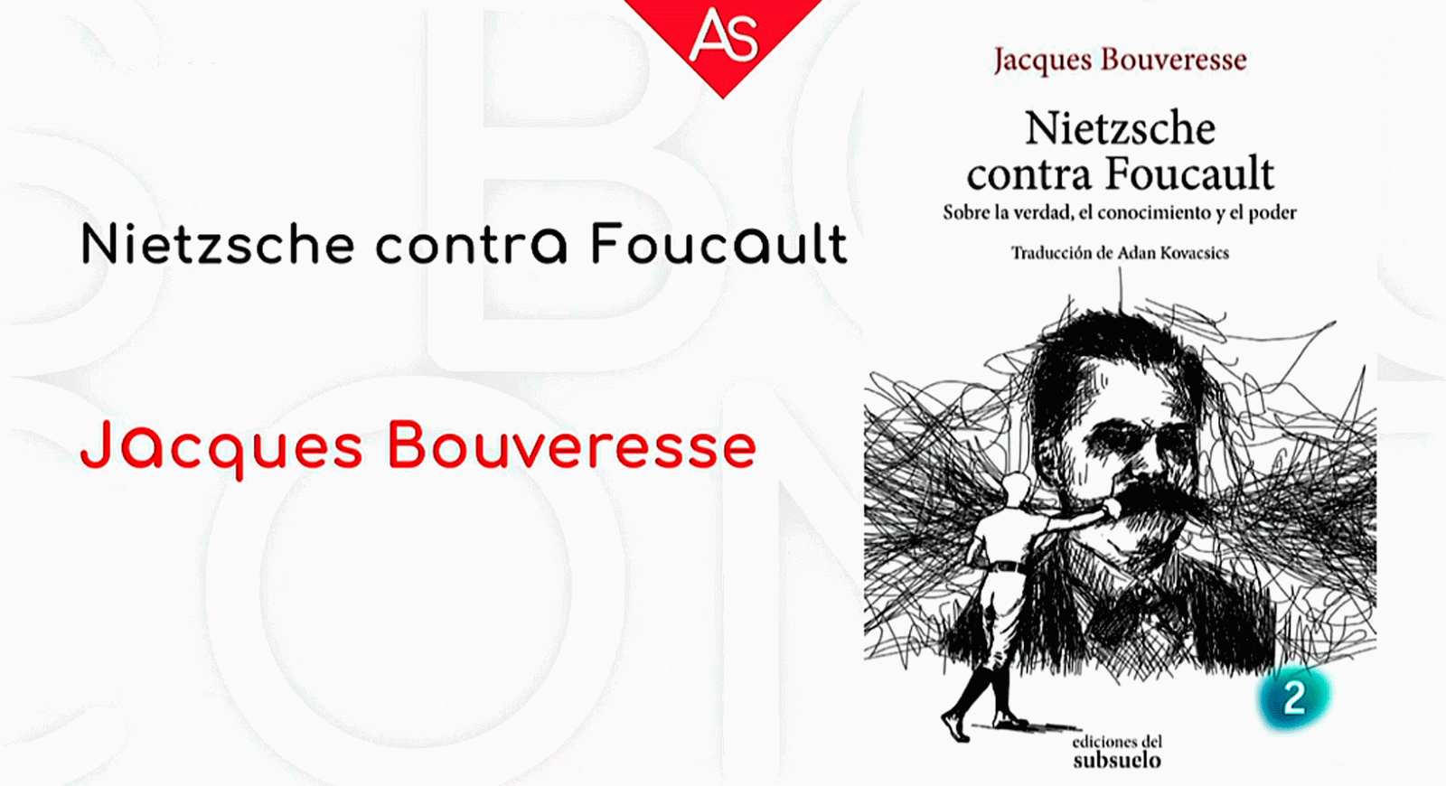 La aventura del saber Nietzsche contra Foucault Jacques Bouveresse filosofia ensayo libro #AventuraSaberLibros