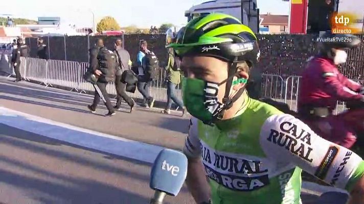 Vuelta ciclista a España - Vuelta 2020 | Aritz Bagües: "¿Etapa de transición? Para mí no y mañana tampoco"