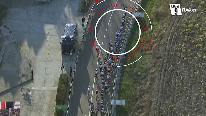 Vuelta ciclista a España - Vuelta 2020 | Así fue el empujón por el que Sam Bennet fue sancionado, dándole la victoria a Ackermann