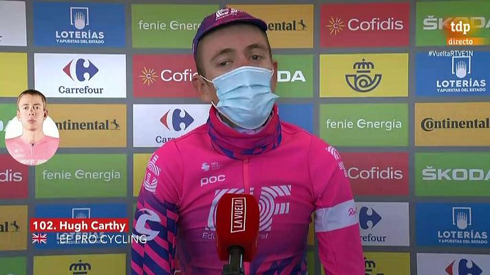 Vuelta ciclista a España - Vuelta 2020 | Hugh Carthy: "Es un sueño haber ganado en una gran vuelta"