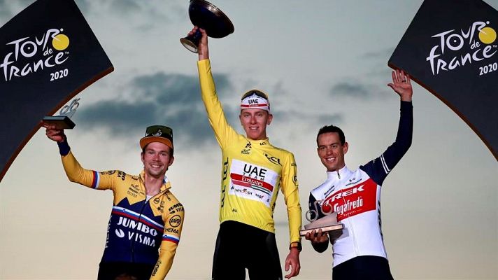 Telediario 1 - Este domingo se desvela el recorrido de un Tour 2021 que promete emociones fuertes