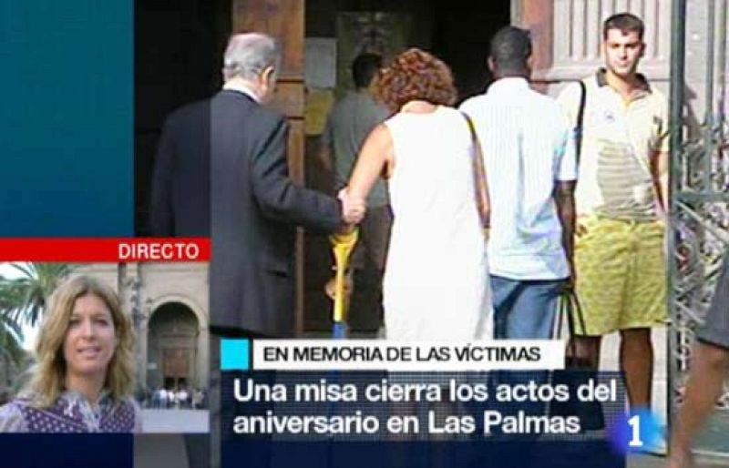 Misa en Las Palmas por las víctimas de Barajas, un año después | Ver