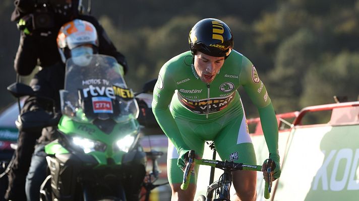 Vuelta ciclista a España - Vuelta 2020 | Así ha sido la victoria de Roglic en la crono de Ézaro