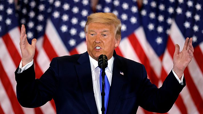 Informativo 24h - Trump se proclama ganador y anuncia que irá al Supremo para detener el recuento: "Es un fraude"