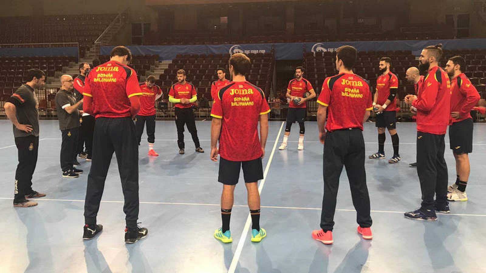 Así preparan los 'Hispanos' el duelo ante Hungría